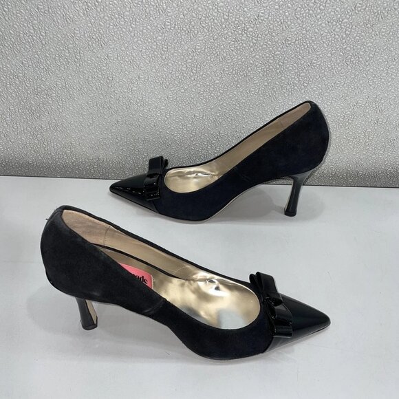 NEW CUSTOMMADE Awa Classic Suede Pumps – Black – Size 9.5 – New Without Box - Picture 2 of 8